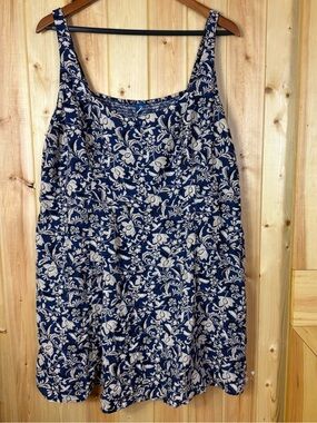 Old Navy Sl Bodice Cami Floral Smocked Dress Size XXL feminine casual flowy